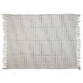 thumbnail image 1 of LR Resources THROW80138GRY4250 Entrelacé Rectangle en Niveaux de Gris Jeter Couverture - Gris, 1 of 1