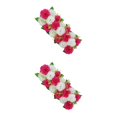 thumbnail image 3 of Justharion Beautiful Arch Rose Flower Panel Table Runner Bouquet for Wedding Rose Red and White 50 x 20cm 2Set, 3 of 6