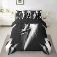 thumbnail image 2 of Homewish Cartoon Lightning 7-Piece Twin Bedding Sets,Modern Abstract Desgin Bedding Comforter Set,Gray Black Sheet Sets For Boys Kids,Ultra Soft Home Decor Reversible, 2 of 8