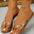 thumbnail image 6 of Women's Arch Support Flip Flops Comfortable Casual Summer Beach Thong Sandals,40, 6 of 6