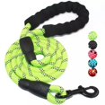 thumbnail image 1 of Pet Leash Reflective Strong Dog Leash 1.5M Long With Comfortable Padded Handle Heavy Duty Training Durable Nylon Rope Leashes, 1 of 8