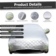 thumbnail image 3 of 2026 Hail Blankets for Cars, Hail Blankets for SUV, Windshield Hail Protectors, Padded Car Covers for Hail, Hail Protector Car Cover SUV, All Weather Half Car Cover Protects, 3 of 5
