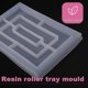 thumbnail image 5 of 2x tray mold for resin cast tray, cold rolled tray epoxy silicone mold easy release rectangular, 5 of 5