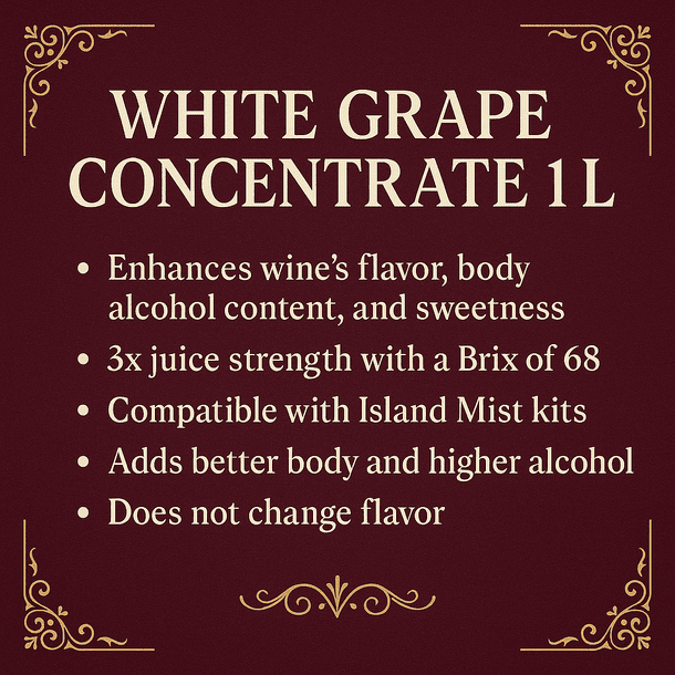 LD Carlson White Grape Concentrate 1 L