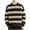 c01Black, variant on LNWUY Sweaters for Men Vintage Fall Grandpa Striped Sweater Fashion Knit Oversized Round Neck Long Sleeve Pullover Sweater Khaki XXL