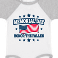 thumbnail image 4 of Inktastic Memorial Day Honor The Fallen with American Flag Boys or Girls Baby Bodysuit, 4 of 5