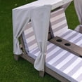 KidKraft Wooden Outdoor Double Chaise Lounge with Cup Holders, Kid's ...