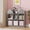 Gray, variant on Bookshelf and Storage Organizer, Grey, 4 Book Racks and 6 Open Cubbies, Castle Design Bookcase Chest Box for Playroom, Preschool