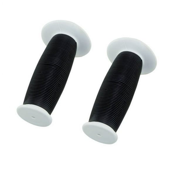 Mushroom Two-Tone Bike Grips(White/Black)