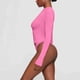 thumbnail image 5 of Blusa Mangas Largas Camisa de otoño para mujer, Top básico con cuello levantado, conjunto deportivo holgado (rosa M) Kuymtek Rosa T M para Mujer, 5 of 7