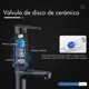 thumbnail image 3 of COMVIDA Monomando para Lavabo,Grifo Monomando para Lavabo de Ba&ntilde;o,Mezcladora Monomando Acero Inoxidable para Ba&ntilde;o ss304 con L&iacute;neas de Suministro,Negro,CV-10041-N, 3 of 8
