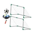 thumbnail image 4 of Porterías de fútbol para niños, juego de 2 piezas, red de fútbol, ​​porterías de fútbol portátiles Con luz, 4 of 9