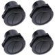 thumbnail image 1 of 4 Piezas Deflector de Aire Acondicionado para Tablero Salida de Ventilación de Techo Lateral - Rejilla de Escape de Ventilación de Tablero con Persianas Redondas de Montaje para Auto RV - Ne, 1 of 5