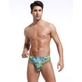 thumbnail image 5 of INNERSY Men's Underwear Briefs Soft Comfy Classic Underwear Pack of 4 (XL, Blue Floral), 5 of 8