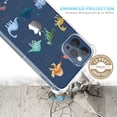 thumbnail image 2 of Dinosaur illustration Clear Case for iPhone 12 Pro Max,Aesthetic Art Design Case for Men Women,Unique Soft Transparent TPU Bumper Case Cover, 2 of 5