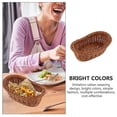 thumbnail image 4 of Woven Basket Household Fruit Basket for Daily Use 1 Piece, 4 of 5
