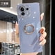 thumbnail image 5 of Luxury Ring Holder Case For Xiaomi Mi 11 Lite 5g Ne 11lite 4g 11t Pro Plating Square Silicone Stand Cover Xiomi Mi11 T Xiaomi11, 5 of 5