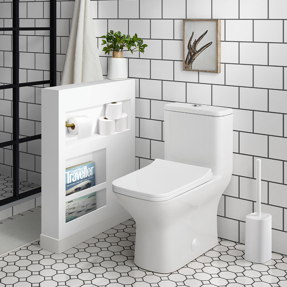 Carre One-Piece Square Toilet Dual-Flush 1.1/1.6 gpf - image 5 of 15