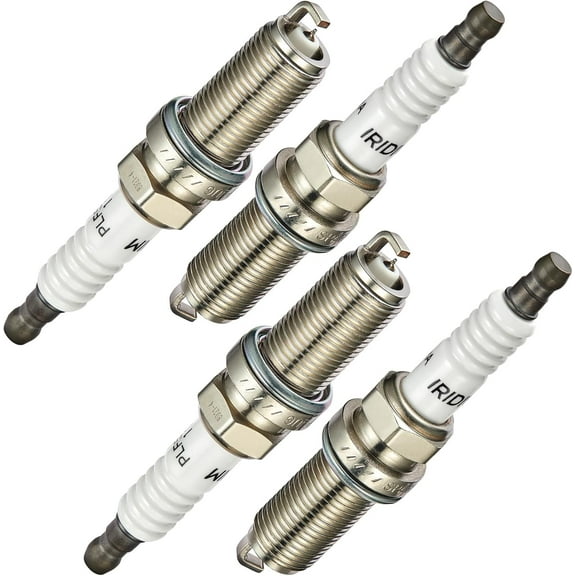 BDFHYK Iridium Spark Plug Set of 4 Compatible with A4 200 Dart Civic Santa Fe Cherokee Compass Forte NX300 C230 Eclipse Altima ProMaster City tC Impreza Avalon Golf S60 Replacement for APP5325 6240