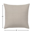 thumbnail image 4 of Casual Cushion Solid Sunbrella® Fabric 1-Piece Outdoor Throw Pillow, 20"W x 20"L, Cast Silver, 4 of 5