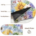 thumbnail image 6 of Sunflowers Area Rugs 2.7'x5', Washable Small Throw Rugs for Kitchen Bedroom, Spring Gnomes Daisy Hydrangea Flowers Blue Plaid Indoor Outdoor Rug Non-Slip Low Pile Carpet Runner Reversible Floor Mats, 6 of 8