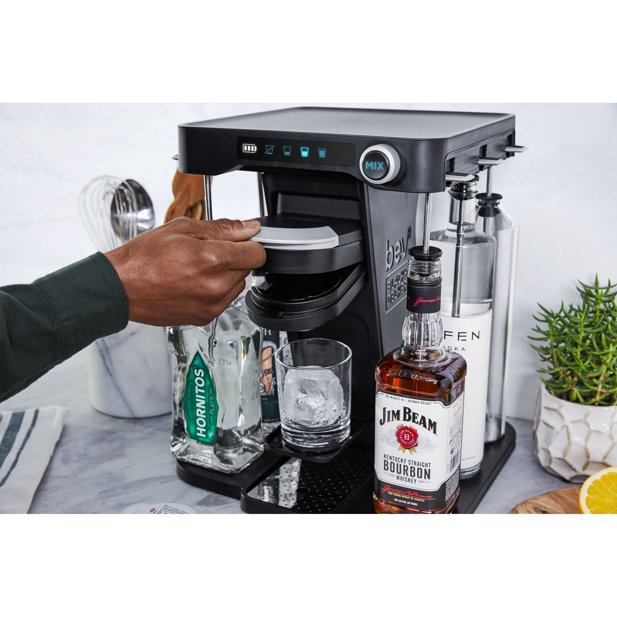 Cordless Cocktail Maker Machine For Bartesian Capsules