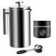 thumbnail image 2 of 800ml/1000ml Prensa Francesa Cafetera Olla Acero Inoxidable Doble Pared Preparada, 2 of 11