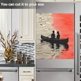 thumbnail image 3 of Yayeee Magnetic Dishwasher Cover for The Front Decoration Home Kitchen Machine Sticker Protector, Illusionary Boat, 3 of 6