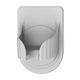 thumbnail image 3 of Ducha Tenedor de bebida Vino Clase Estante Autoadhesivo Portátil Punch-Free Almacenamiento Organizador Accesorio Baño Ducha Gris claro Inevent HA011435-01, 3 of 7