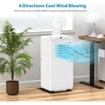 thumbnail image 6 of Garvee 8000 BTU Portable Air Conditioner, 3-in-1 Freestanding AC Unit, 350 Sq.Ft Coverage, White, 6 of 6