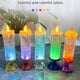 thumbnail image 4 of Velas navideñas LED ckepdyeh, velas de agua LED que cambian de color con purpurina, luces LED sin llama, mesa de escritorio, color rojo, 4 of 7