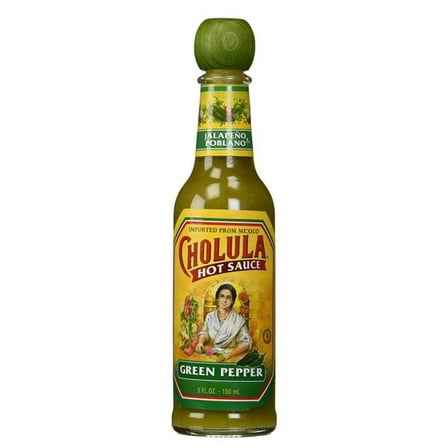 Cholula Green Pepper Hot Sauce 5 oz Bottle