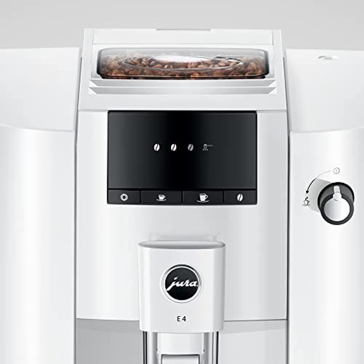Jura E4 Piano Black Automatic Coffee Machine