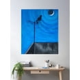 thumbnail image 2 of Eyeing Moon Poster Wall Art, Modern Wall Decor, 8x12 UNFRAMED, 2 of 3