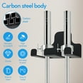 thumbnail image 3 of Barbell Holder Carbon Steel Barbell Hanger with Matte Anti Rust Coating Space Saving Weight Bar Holder for Home Gym Training Space, 3 of 9