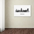 thumbnail image 4 of Trademark Fine Art 'Fresno California Skyline WB-BW' Canvas Art by Marlene Watson, 4 of 4