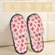 thumbnail image 2 of Fotbe Strawberry Pantuflas Peludas para Mujer con Estampado, Zapatillas de Peluche, Zapatos de Invierno para Casa, Uso Interior y Exterior-Medium, 2 of 8