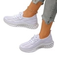 thumbnail image 7 of Domzle Women's Walking Shoes Slip On Tennis Sneakers Gym Workout Lightweight Non Slip Mesh Breathable Running Shoes for Women White, 7 of 7