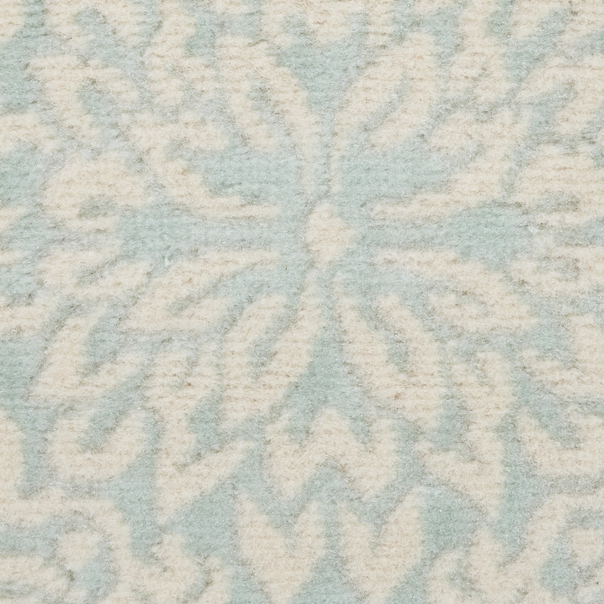 Walmart Bliss Modern Floral Ivory/Green 2' x 4' Area Rug, (2' x 4')