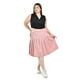 thumbnail image 1 of Falda plisada con cadena Roman Fashion /Tallas Extras, 558 (Rosa) rosa 38, 1 of 6