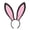 Black, variant on TOPTIE Easter Bunny Ears Headbands Black Rabbit Ears Costume Headwear for Kids & Adults Cosplay Party Supplies