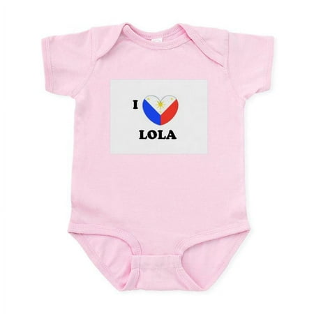 CafePress - Heartlola Body Suit - Baby Light Bodysuit  Size Newborn - 24 Months