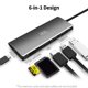 thumbnail image 3 of kawau H332 Convertidor multifuncional tipo C de concentrador tipo C 6 en 1 con puertos USB Abanopi Centro, 3 of 6