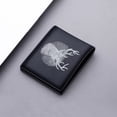 thumbnail image 4 of Wallet for Men and Women Bifold Deer Head Print Multiple Card Slots Slim Lightweight Casual Daily Use, 4 of 6
