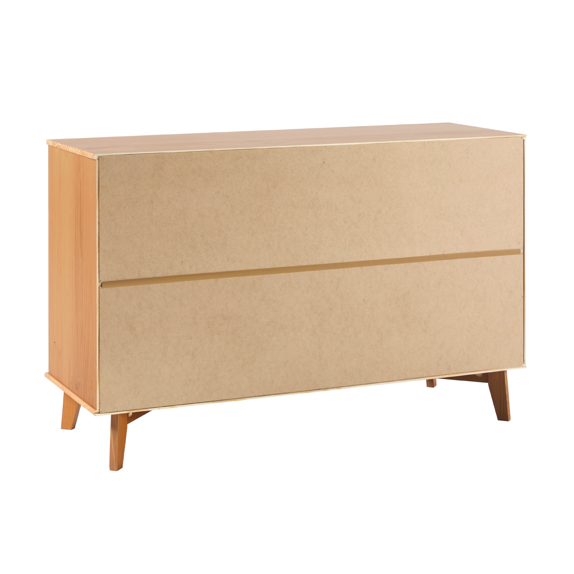 Walker Edison Sonoma 6-Drawer Solid Wood Caramel Dresser