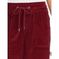 thumbnail image 3 of Time and Tru Women's Corduroy Joggers Sweatpants, Sizes S-3XL, 3 of 5
