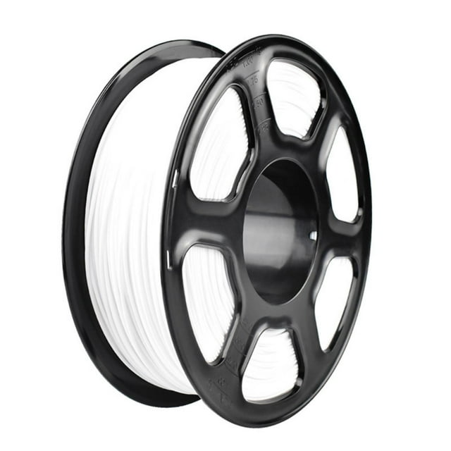 yeacher 1.75mm PETG 3D Printer Filament - 1KG Spool, High Toughness & Weather Resistance, Easy Printing, Smooth Finish, Compatible with FDM Printers, White