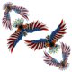 thumbnail image 1 of JM 4 Uds. Calcomanías reflectantes de águila calva para coche, pegatina de bandera americana para coche, pegatinas decorativas gráficas, calcomanías para coches, vehículos JM, 1 of 5
