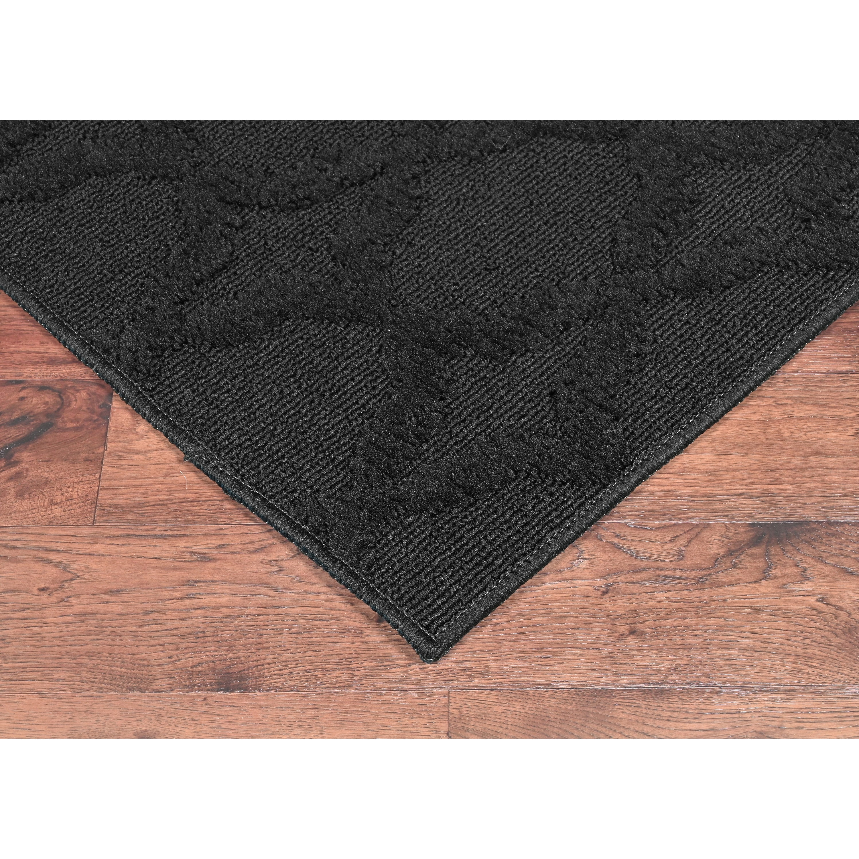 Garland Rug Sparta Black Large Indoor Area Rug, 12' x 15'