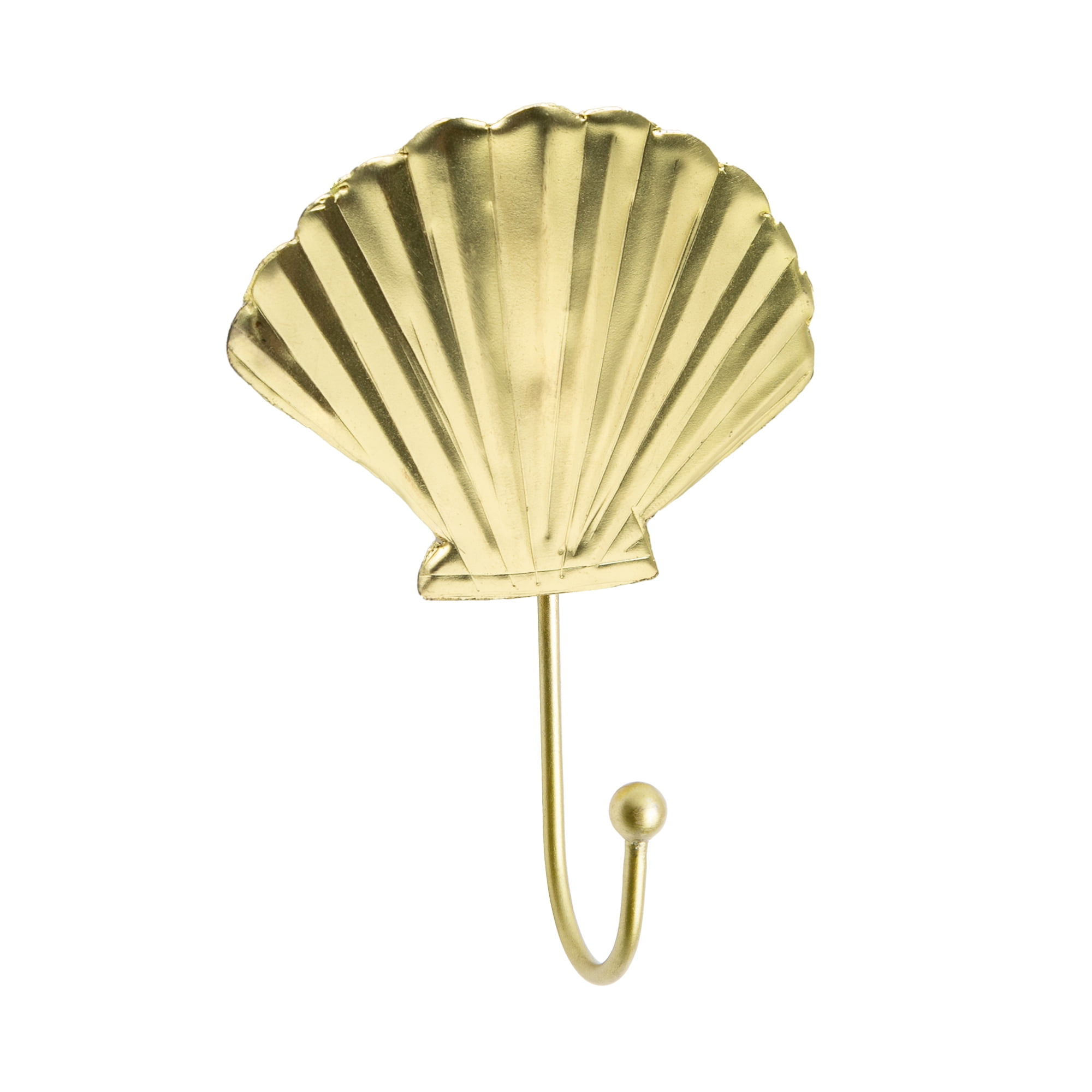 Mainstays Gold Seashell Decorative Wall Hook